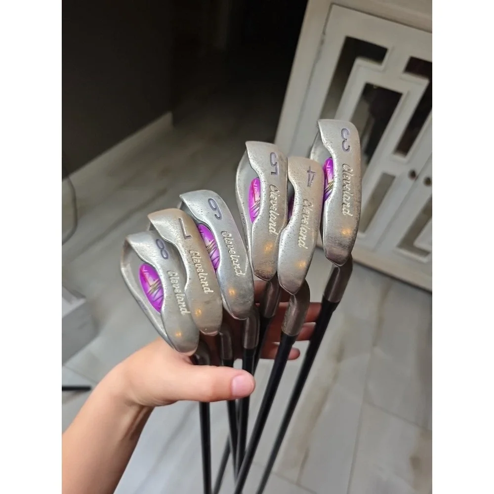 Cleveland VAS 792 Iron Set 3-8‎ Boron Composite Shaft Silver Blue Black